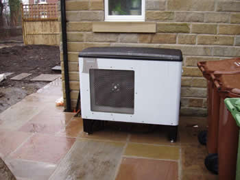 Air source Heat Pump, external section